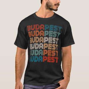 Entwurfs-Geschenk-Andenken Budapests Ungarn T-Shirt