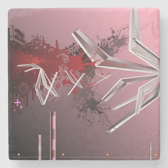 Entwurfs-Hintergründe Steinuntersetzer (Vorderseite)