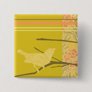 Entwurfs-Unterseite des Liebe-Vogel-2 Button