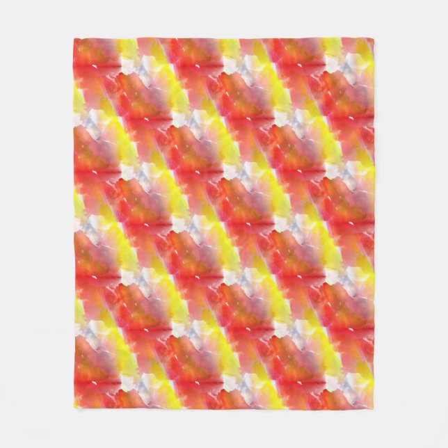 Entwurfsbeschaffenheits-Aquarellhintergrund Fleecedecke (Vorderseite)