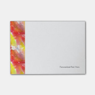 Entwurfsbeschaffenheits-Aquarellhintergrund Post-it Klebezettel