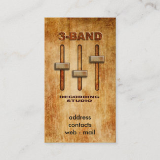 Entzerrer mit 3 Bands (Schmutzversion) Visitenkarte