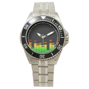 Entzerrer-Schwingungen vom Schlag des Armbanduhr