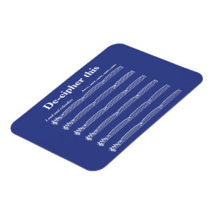 Entziffern Sie diesen Magneten Magnet