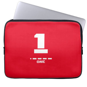 Entzifferung des Morse Code 1-One NATO Laptopschutzhülle