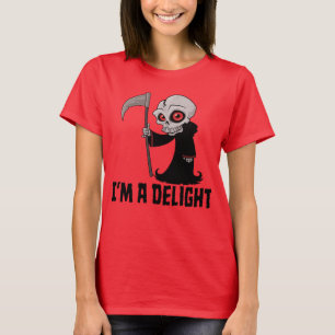 Entzückend grimmiger Seelensammler-Sensenmann T-Shirt