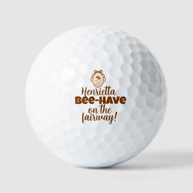 Entzückende Bee-Have Fairway Golfbälle (Vorderseite)
