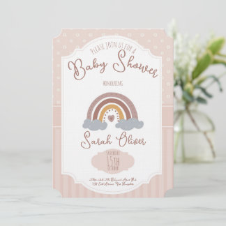 Entzückende Bubblegum Delight Baby Shower Einladun Einladung