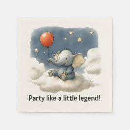 🎈Entzückende Elefanten-Feier Servietten 🐘✨