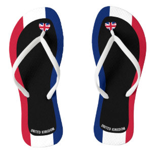 Entzückende Farben der Flagge des Vereinigten Köni Flip Flops