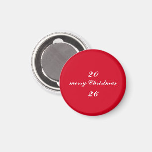 Entzückende Feiertagssaison Frohe Weihnachten Magn Magnet