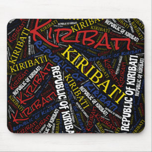 Entzückende Flaggenfarben von Kiribati Patriotisch Mousepad