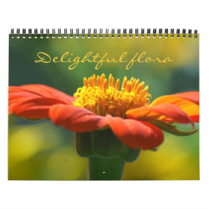 entzückende Flora Kalender