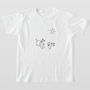 Entzückende Frühlings-Kinderkleidung T-Shirt