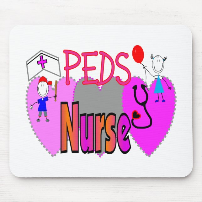 Entzückende Geschenke PEDS KRANKENSCHWESTER Mousepad (Vorne)