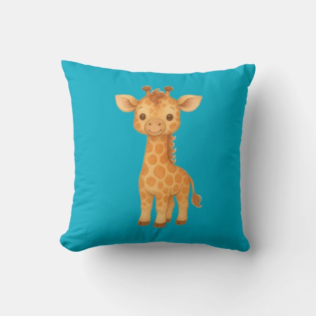 "Entzückende Giraffe"   Kissen (Vorderseite)