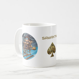 Entzückende Hexenpilotin Kaffeetasse