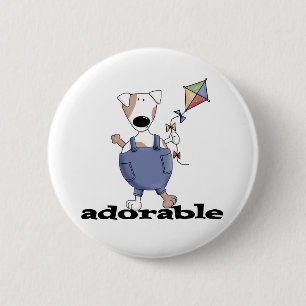 Entzückende Hundet-shirts und -geschenke Button