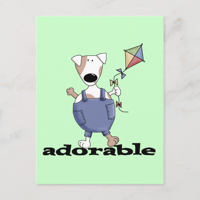 Entzückende HundeT - Shirts und -geschenke Postkarte (Vorderseite)