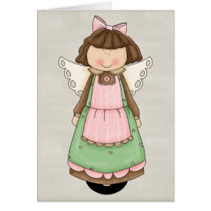 Entzückende Land-Engels-Puppe