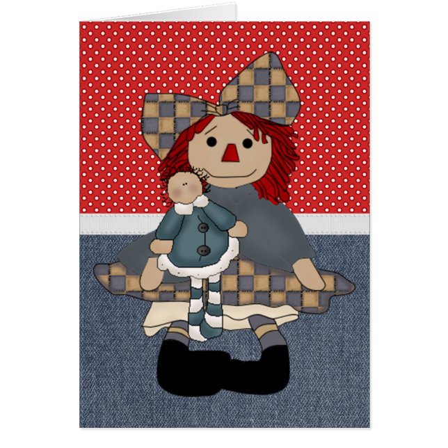 Entzückende Land-Flickenpuppe (Vorne)