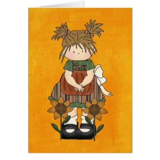 Entzückende Land-Flickenpuppe