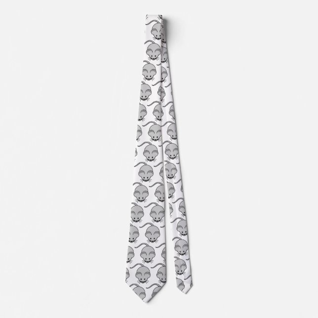 Entzückende Mäusekrawatte Krawatte (Vorderseite)