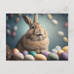 Entzückende Osterpostkarte Postkarte