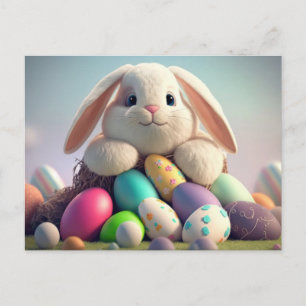 Entzückende Osterpostkarte Postkarte