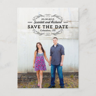 Entzückende Robbe Save The Date Postkarte
