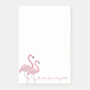 Entzückende rosa Flamingos Post-it Klebezettel