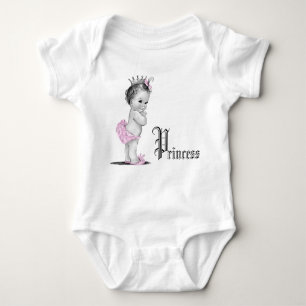 Entzückende rosa Mädchen-Shirts Prinzessin-Baby Baby Strampler