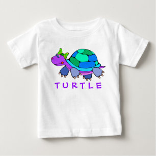 Entzückende Schildkröte-bunter Kleinkind-T - Shirt