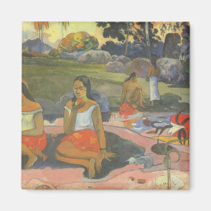 Entzückende Schläfrigkeit von Paul Gauguin, Vintag Magnet