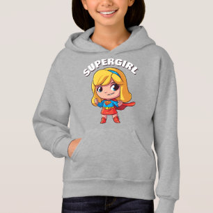 Entzückende Supergirl-Pose Hoodie