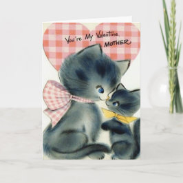 Entzückende Vintage Karte des Valentines Tagesfür