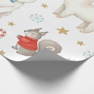 Entzückende Weihnachtsfreunde Weihnachtsgeschenkve Geschenkpapier