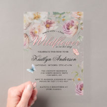 Entzückende Wildblumen-Schmetterling-Mädchen-Baby-
