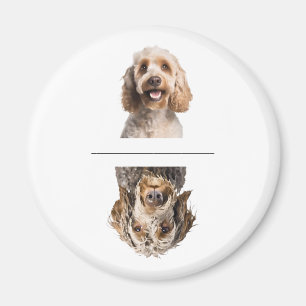 Entzückender Cockapoo Sauberes/Schmutziges Geschir Magnet