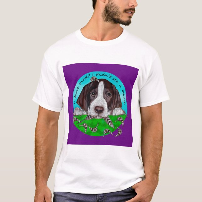 Entzückender Deutscher Shorthair Zeiger-Welpe T-Shirt (Vorderseite)