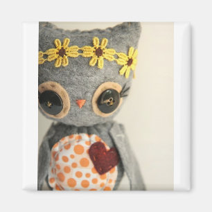 entzückender Eulenmagnet Magnet