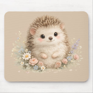 Entzückender europäischer Gartenigel Mousepad