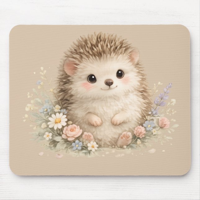 Entzückender europäischer Gartenigel  Mousepad (Vorne)