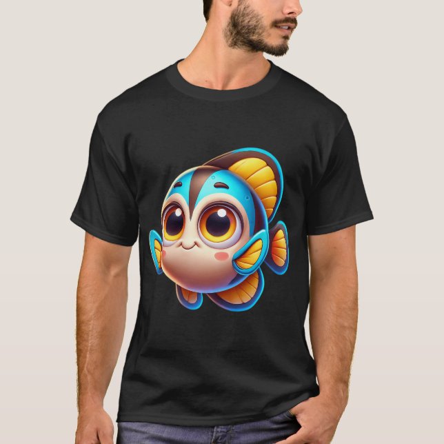 Entzückender Fledermausfisch T-Shirt (Vorderseite)