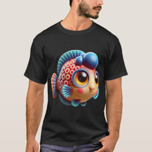 Entzückender Flowerhorn-Fisch T-Shirt
