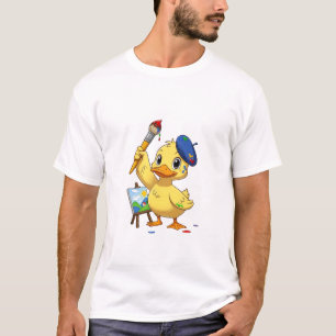 Entzückender gelber Entenküken-Künstler T-Shirt