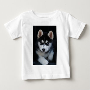 Entzückender Husky-Schlitten-Hundewelpe Baby T-shirt