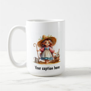 Entzückender junger Munchkin in Vintage-Kleidung Kaffeetasse