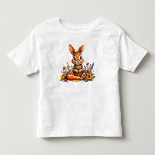 Entzückender, karikaturenhafter Hase Kleinkind T-shirt