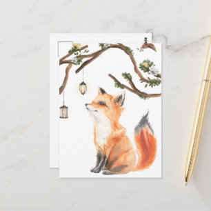 Entzückender Rotfuchs Postkarte